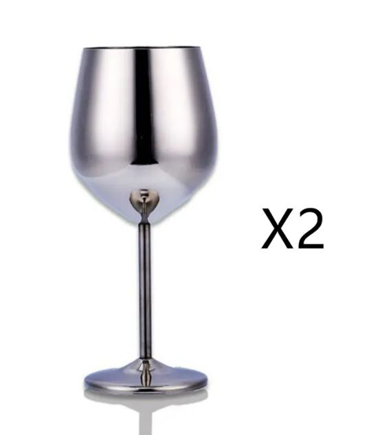 Sleek Stainless Wine Tumbler